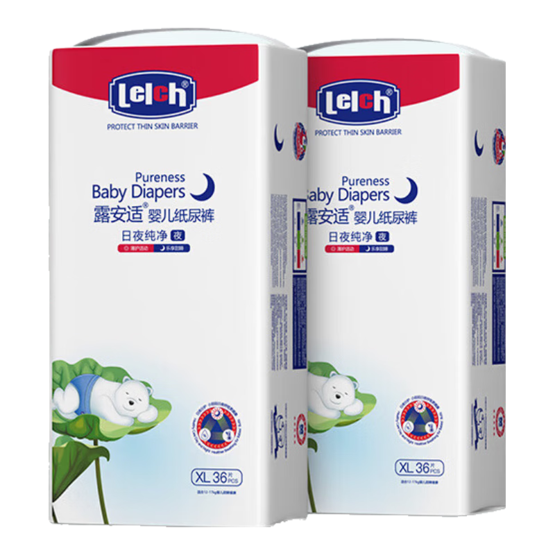 ¶���ʣ�Lelch����ҹ����pure��װֽ���XL��72Ƭ��12-17kg��