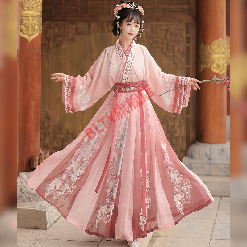 blty汉服女装宋制齐腰曹县汉服魏晋风古风成人超仙古装夏季学生日常款