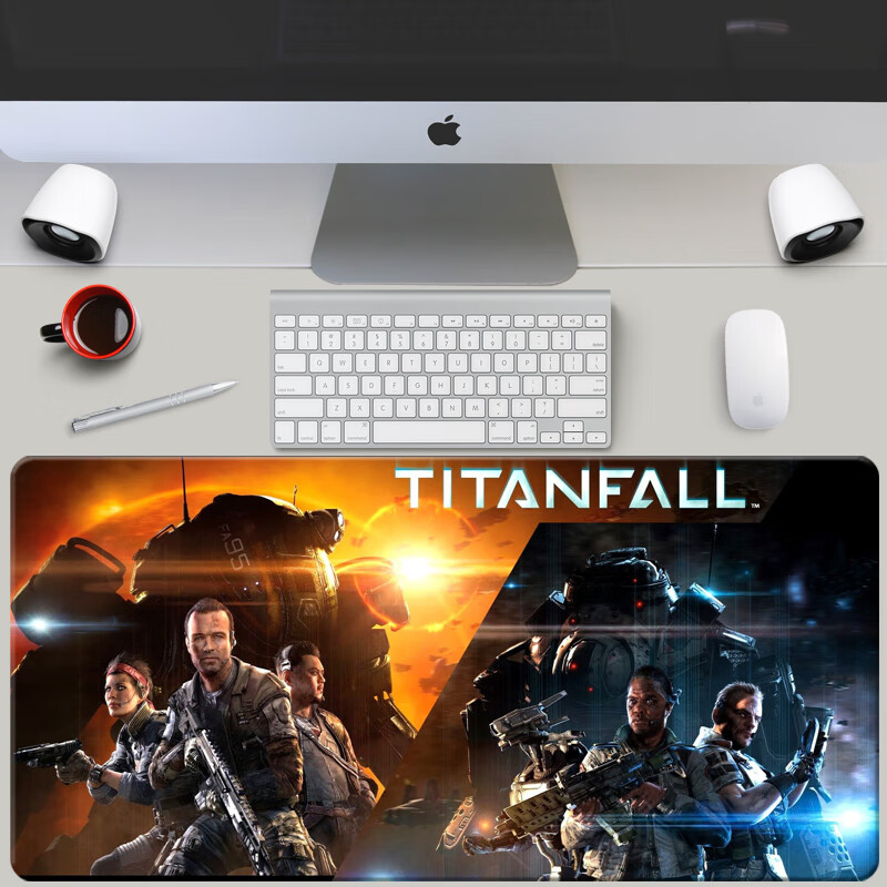 山头林村泰坦陨落2鼠标垫大号 泰坦陨落2titanfall神兵二次元电竞周边