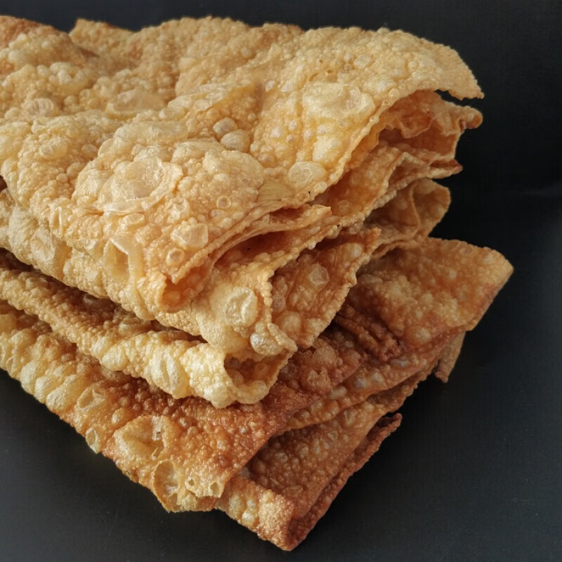 虎钢馋豆腐皮螺蛳粉火锅专用油炸腐竹配菜农家油豆皮500g 1斤大片装