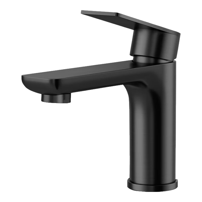 尊驰（ZUNCHI）洗脸盆水龙头冷热万向旋转出水头卫生间浴室面盆洗手盆台盆龙头 【轻奢雅黑】冷热水龙头