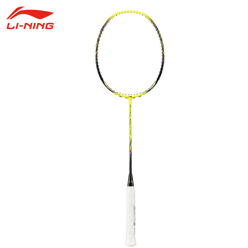 李宁羽毛球拍速度型专业球拍锋影700全碳素纤维3U/4U/5U超轻单拍 锋影700荧光明黄-5UG6 空拍【联系客服领取豪礼】