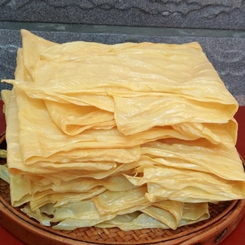 莆田农家头层豆腐皮孕妇月子衣豆皮干货油500g【优选】 图片色
