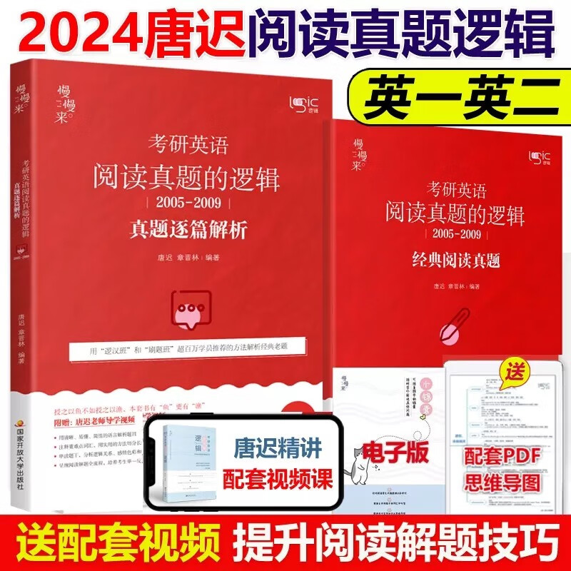 多品可选【官方店】唐迟2024考研英语一