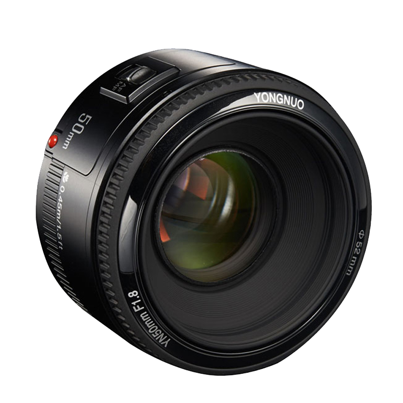 ��ŵ YN50mm F1.8 ����R��С̵�۵���΢����׼������ͷ �����������ZV-E10�῵�ڸ�ʿ�ڼ��ܿ���� 50F1.8R ����R�� ��ɫ��ȫ������