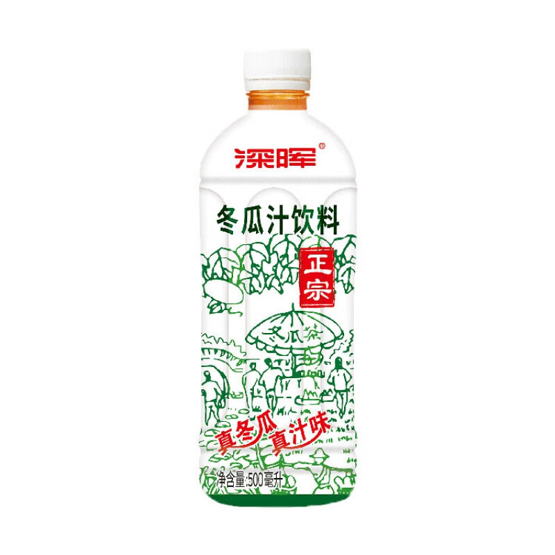 深晖冬瓜汁饮料整箱480ml*15瓶装冬瓜茶老牌子夏季解渴饮料 冬瓜茶480