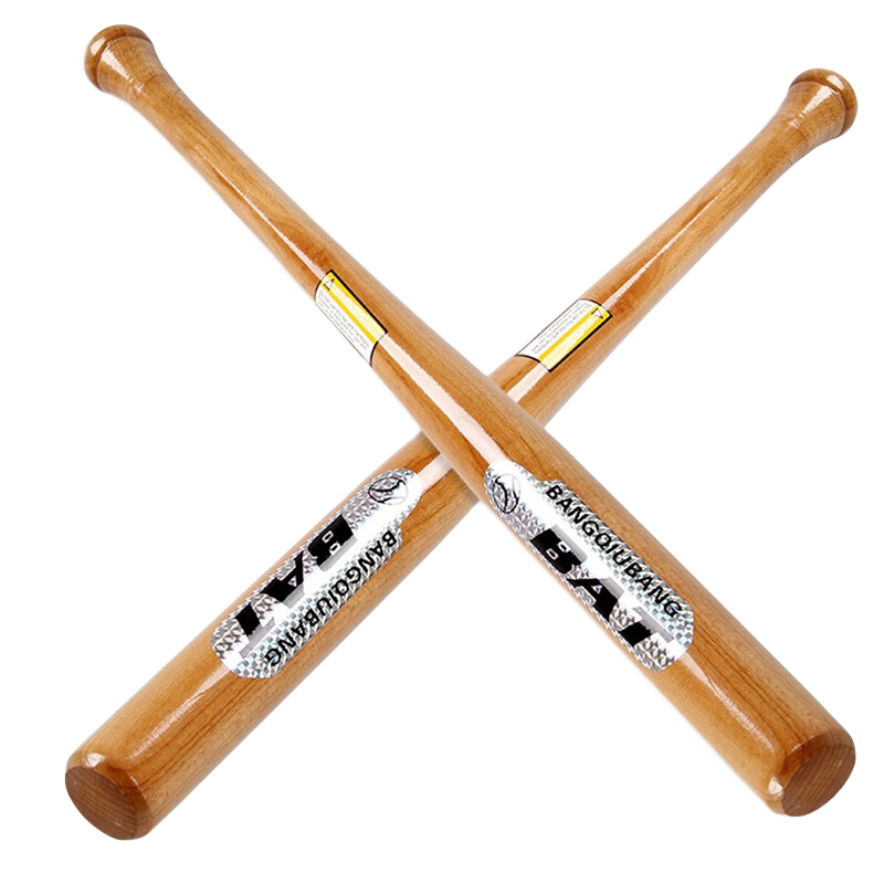英輝（INVUI） 棒球棒實(shí)心槐木一體成型實(shí)木棒球棍 原木棒球棒 29英寸（約74厘米）送棍包