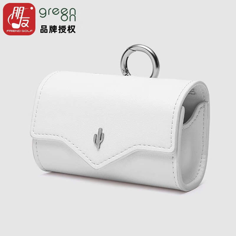 【2022年新款】green on高尔夫女士腰包 球TEE装备包小球包golf配件高尔夫用品 白色