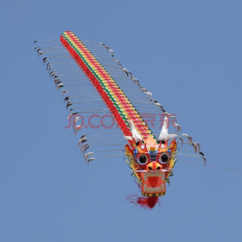 风筝手绘龙头蜈蚣风筝立体风筝外事礼品手工制作 15cm腰片龙12米高端