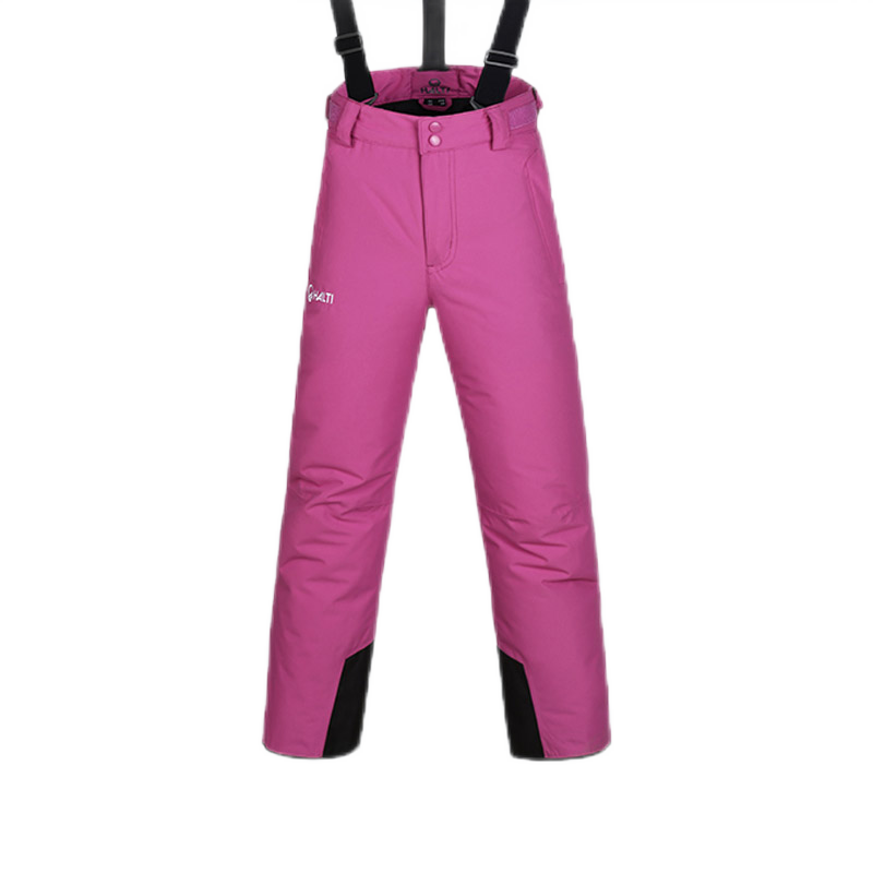 HALTI哈爾迪兒童背帶滑雪褲防風(fēng)防水保暖單雙板舒適H059-2281 淡紫色 130cm (130)