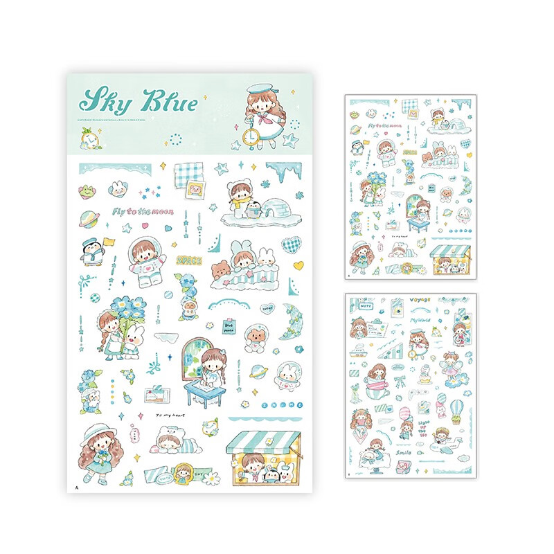 卓大王原创【阿卓色调胶带第五季】手帐和纸胶带拼贴素材手绘贴纸胶卷