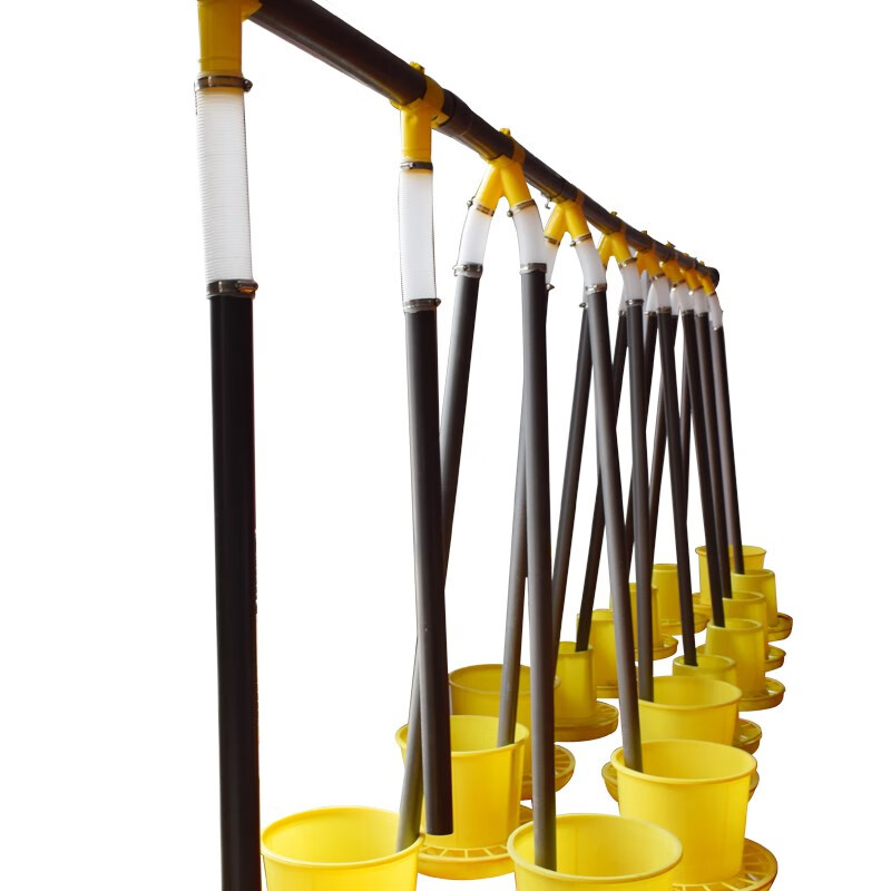 定制适用养鸡场简易料线鸡舍自动喂料机给料机养殖料线鸭用料线自动吸