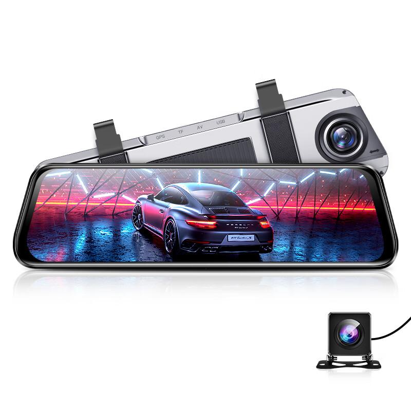 凌度 blackviewhs880b pro行车记录仪1296p高清夜视 倒车影像流媒体后