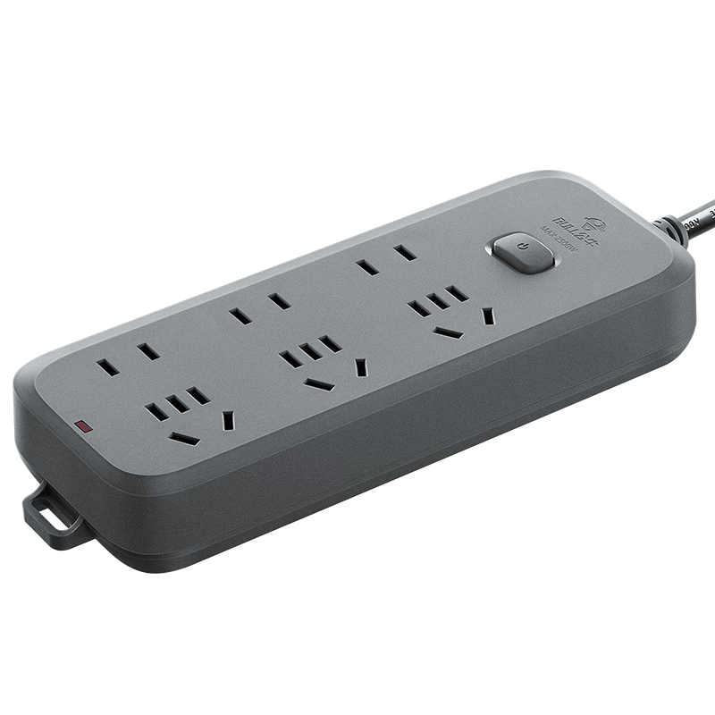 家庭必备：云墨灰6位总控全长1.8米GN-B8330H插线板价格走势及评测