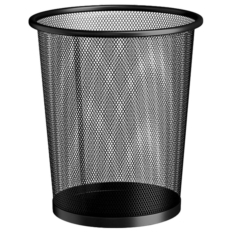 五月花垃圾桶家用紙簍金屬網(wǎng)格15L大號衛(wèi)生間臥室廚房家用辦公室清潔簍 15L
