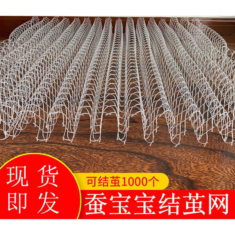 蚕宝宝吐丝结茧网专用结茧网大网片小网片专用养蚕工具 中号1个50厘米