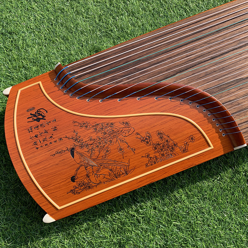 归鸿 泡桐木古筝初级考级演奏教学入门古筝163 梅竹双清 标配