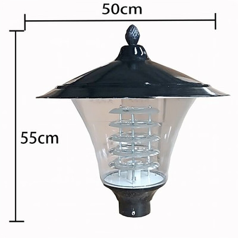 奥罗登户外路灯庭院灯头防水灯罩led景观灯六角小区公园3米3.