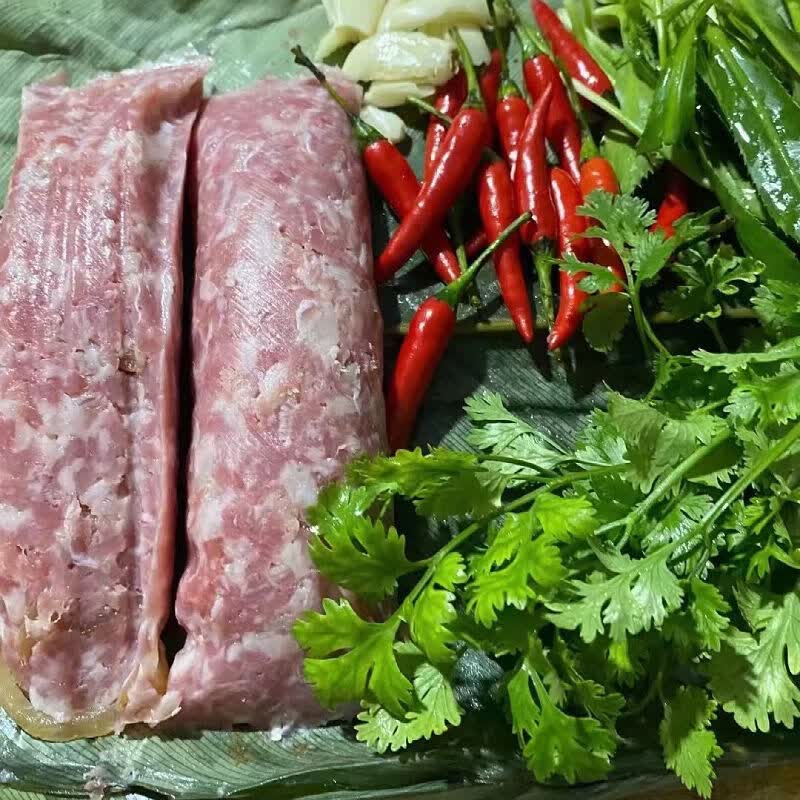 云南土特产 临沧耿马县傣族正宗纯手工叶子包酸肉 可生吃下饭菜 一包