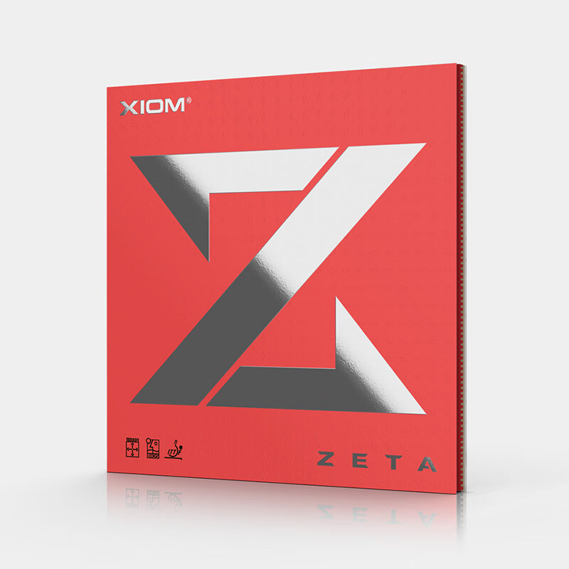xiom乒乓球拍胶皮捷踏zeta_asian骄猛大z反胶套胶 79-002_红色/max