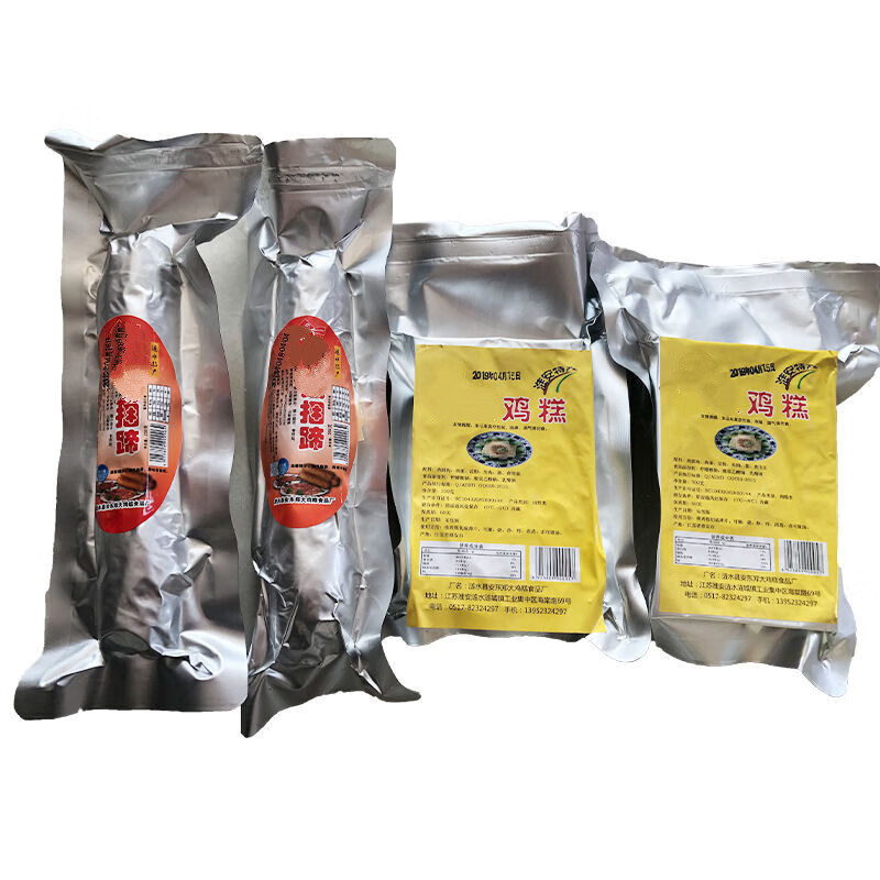俏滋郎淮安特产涟水鸡糕捆蹄组合鸡糕300g捆蹄250g熟食零食高沟 1*鸡