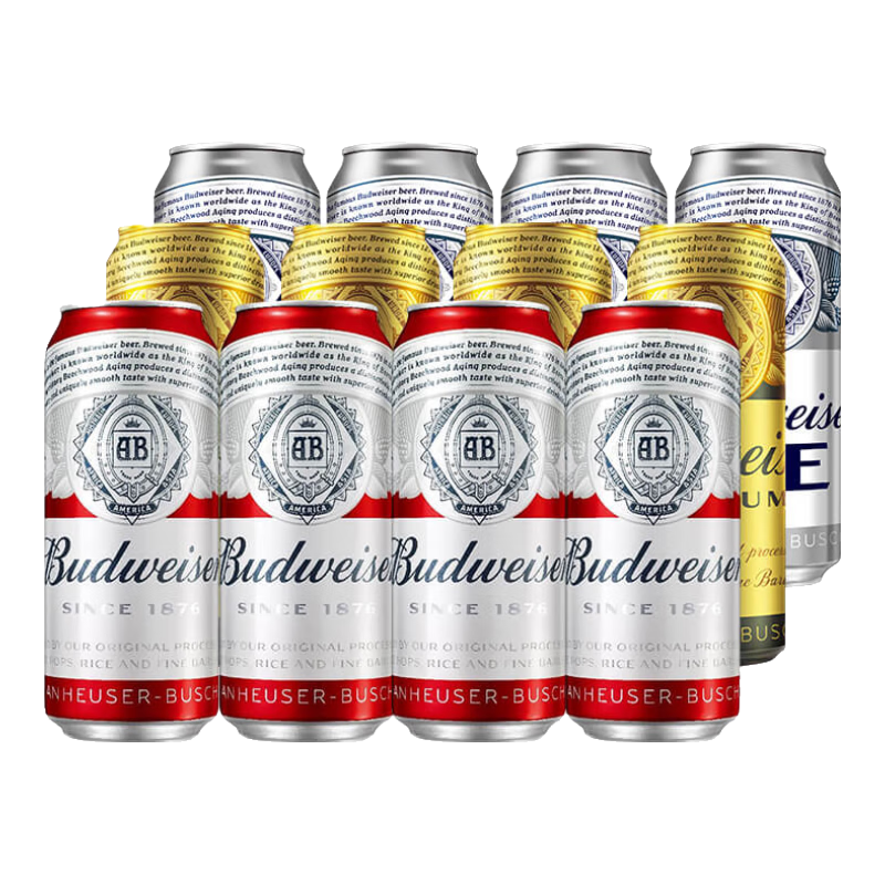 ������BUDWEISER������450ml*4���ڽ�500ml*4+��ơ500ml*4 500mL 12�� ���װ