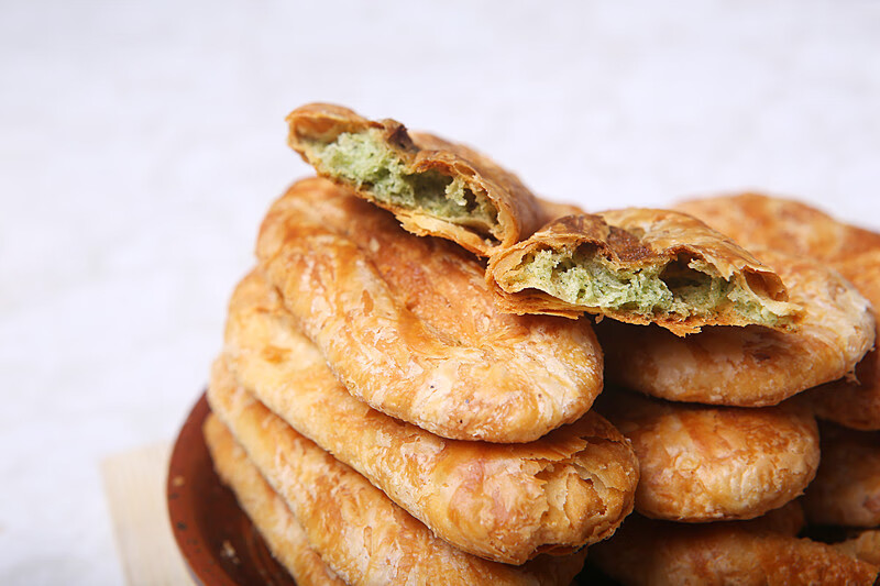 虎钢馋苏州特产袜底酥鞋底饼椒盐周庄昆山锦溪同里甪直传统糕点210g