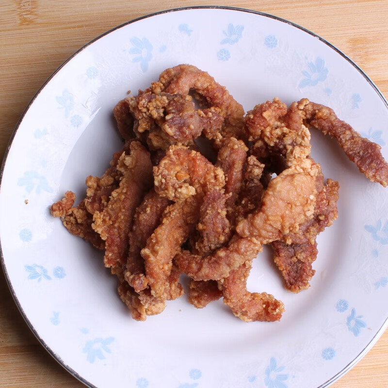 虎钢馋博山炸肉新博炸不叠克一斤装