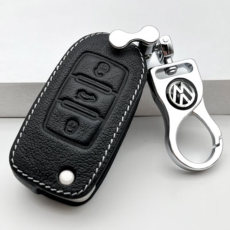 道马适用于大众老款宝来钥匙套18/17/16/15/14/13/12/11年车钥匙包扣