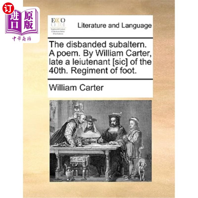 海外直订the disbanded subaltern. a poem.