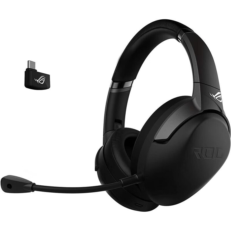 华硕（ASUS）【日本直邮 日本发货】游戏耳机电竞耳机头戴式耳机 ROG STRIX GO 2.4