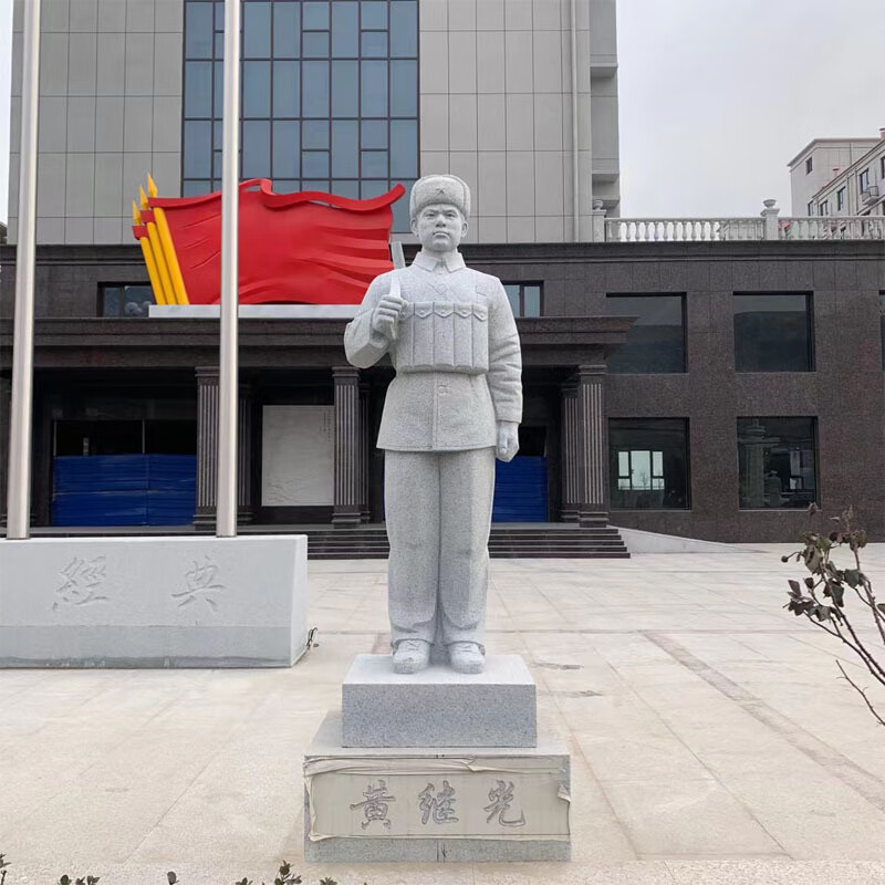 瀛乐 石雕人物雕塑花岗岩十大英模雕像校园广场名人雕塑厂家供应 高2