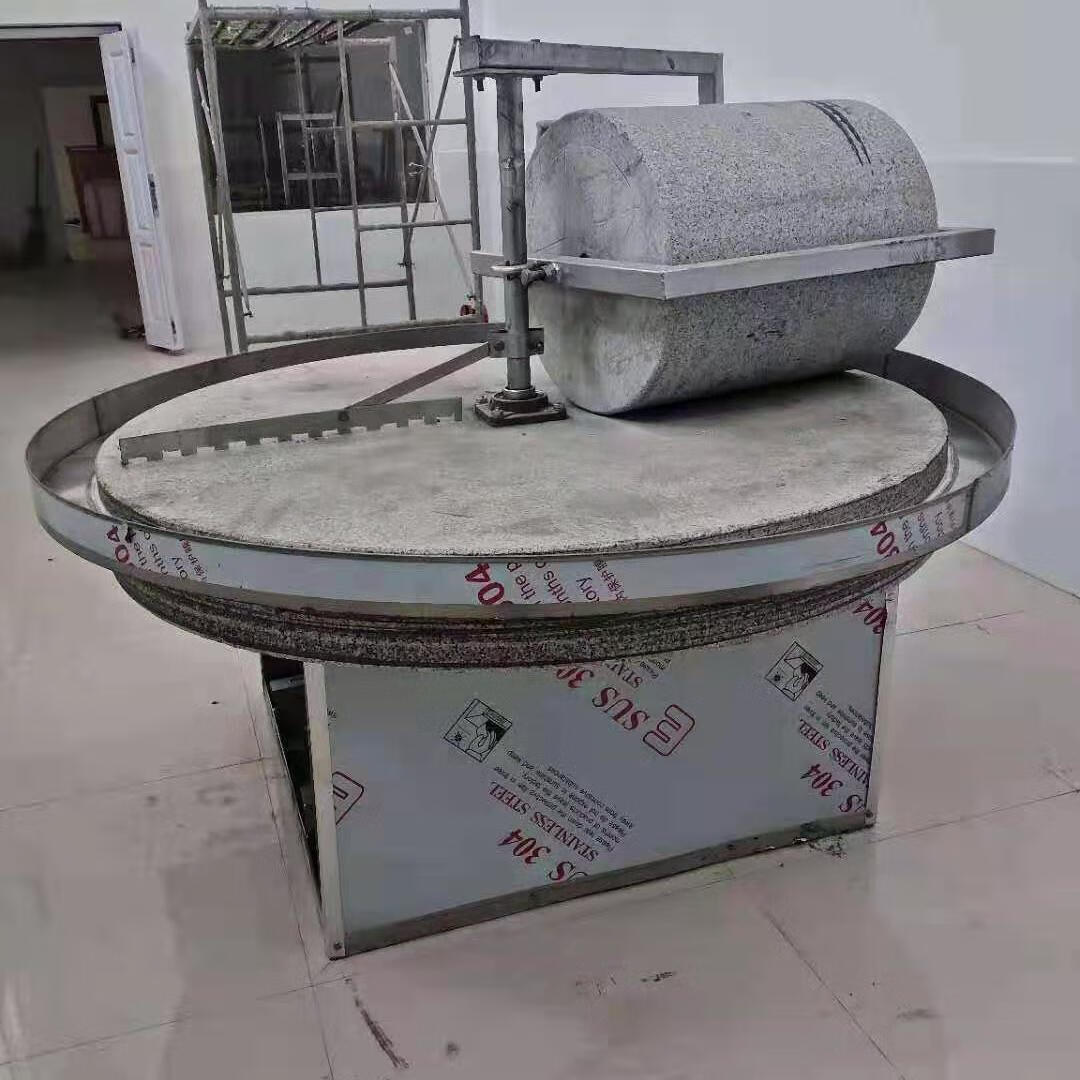 全自动多功能商用大型电动石碾子谷子脱皮辣子面花岗岩石盘电碾子 20