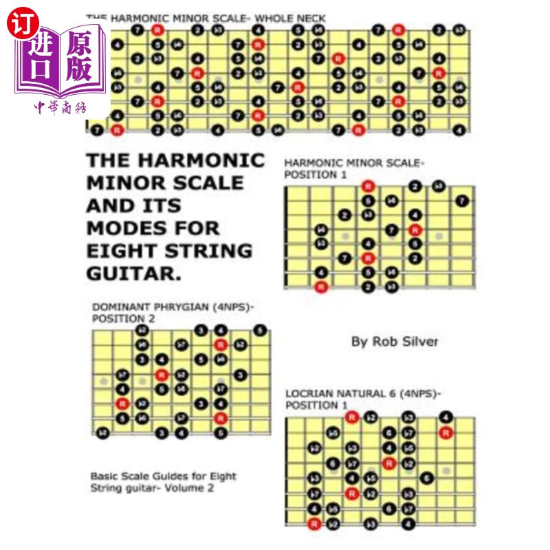 海外直订the harmonic minor scale and its modes for eight string