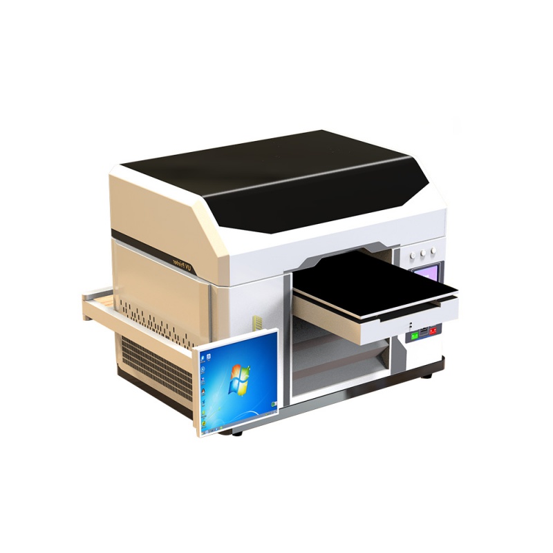 (定金)uv打印机平板小型t恤logo印花加工设备玻璃金属皮革布料p