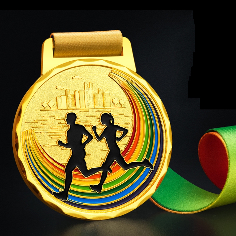 传臣奖牌定制马拉松奖牌定做跑步运动会奖牌挂牌金属奖章定制田径比赛