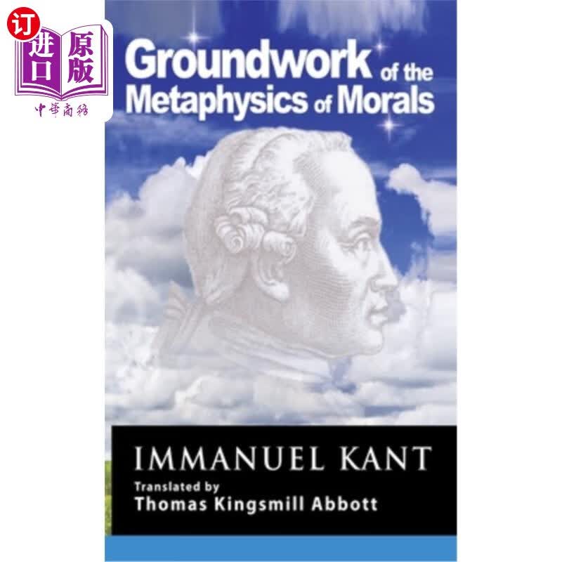 海外直订Kant: Groundwork of the Metaphysics of Morals 康德:《道德形而上学基础》