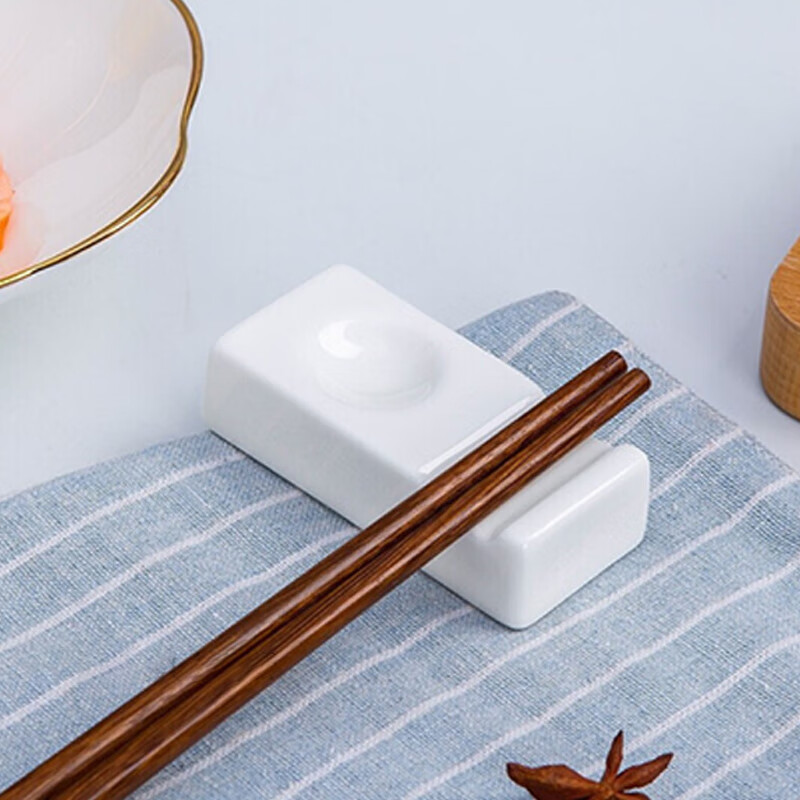 筷子托家用筷子托架放筷子托陶瓷筷架公筷托酒店摆台餐具商用陶瓷筷子
