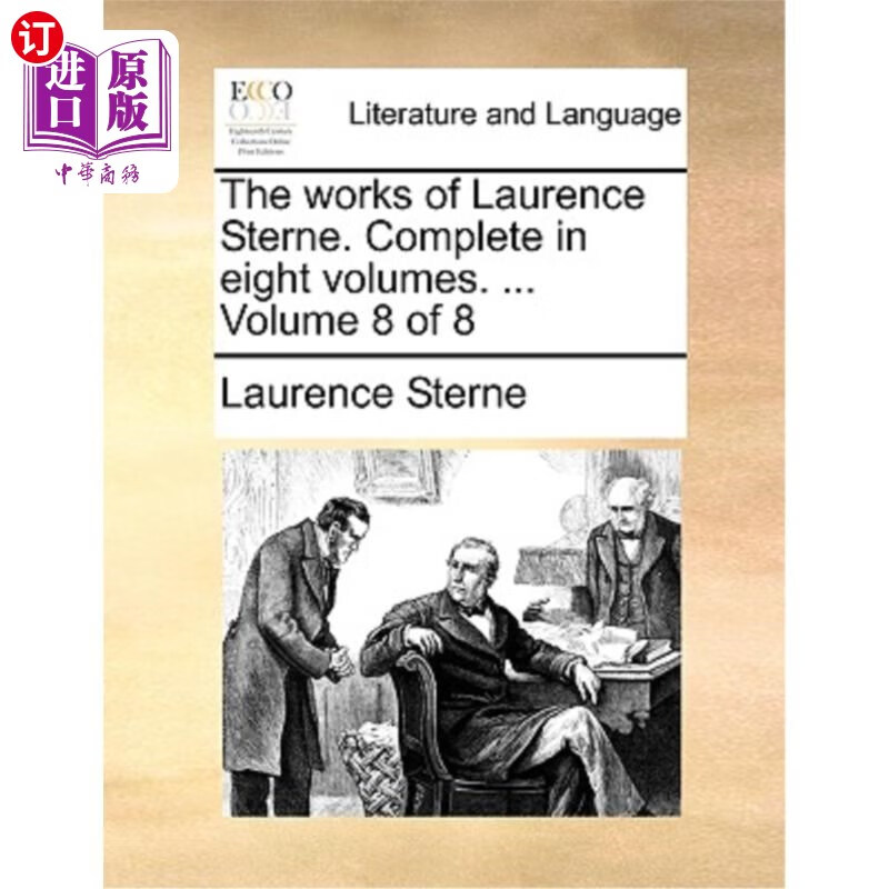 海外直订the works of laurence sterne. complete in eight volumes.