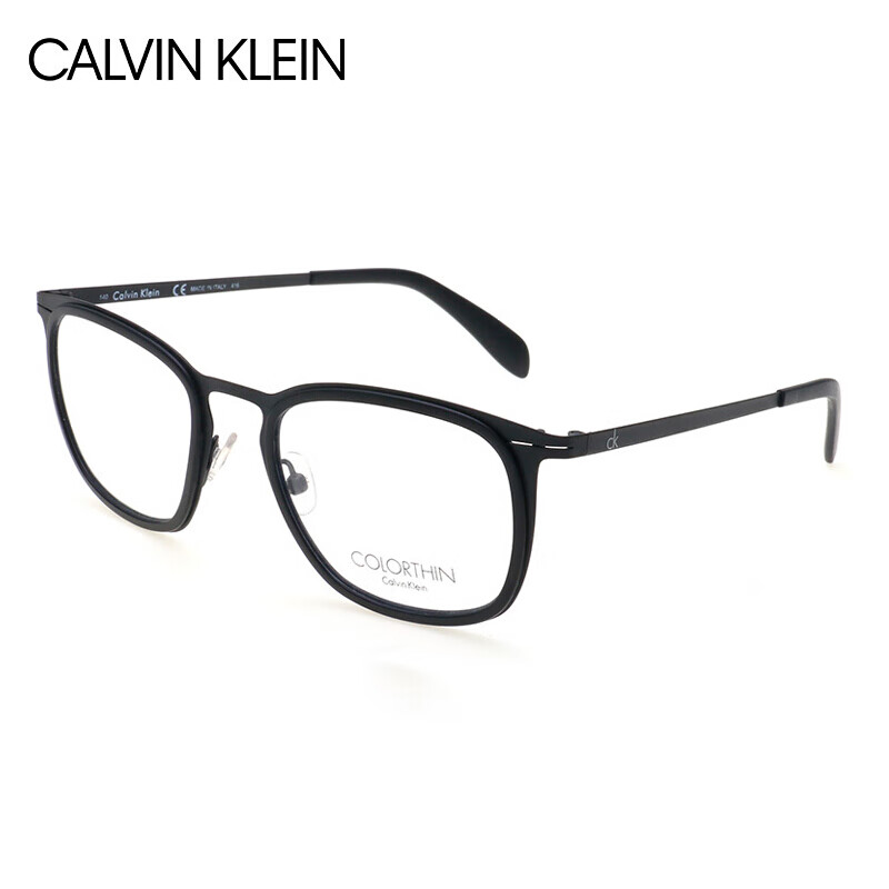 卡尔文·克莱恩（Calvin Klein）眼镜框 男女款黑色金属光学近视眼镜架 CK5416 045 51mm