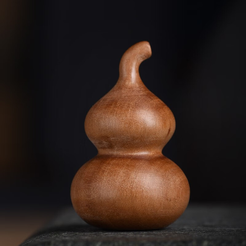 玄同 印度迈索尔老山檀香葫芦手把件挂件把玩文玩摆件福禄小饰品