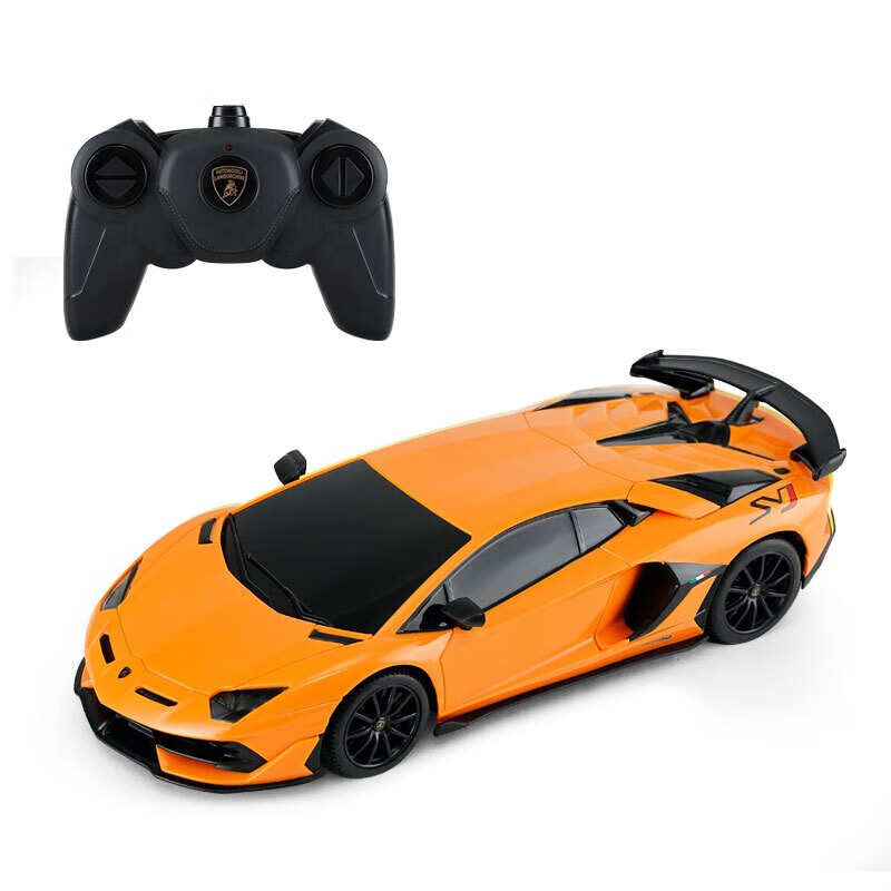 rastar/星辉 兰博基尼svj遥控车儿童赛车玩具男孩无线遥控小汽车 橙色