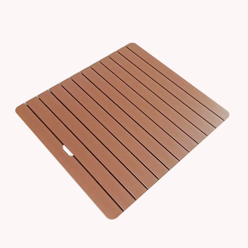 定制卫生间浴室洗澡淋浴房地垫防滑垫防腐木踏板地板ps仿木免漆长方形