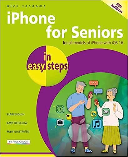 预订 iphone for seniors in easy steps: for all models of iphone