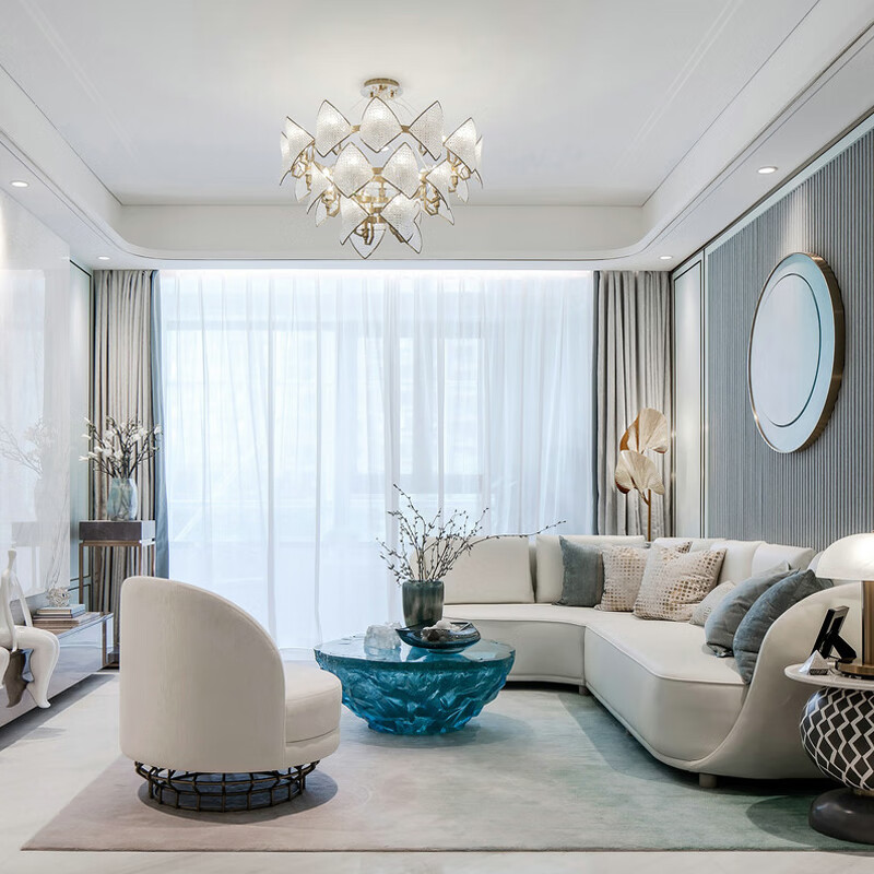 聚轩广州佛山半包装修设计效果图整体全包全屋整装新旧房改造服务公司