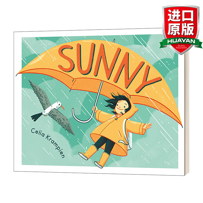 sunny 英文原版绘本 晴天 精装 celia krampien 乐观的女孩小桑尼