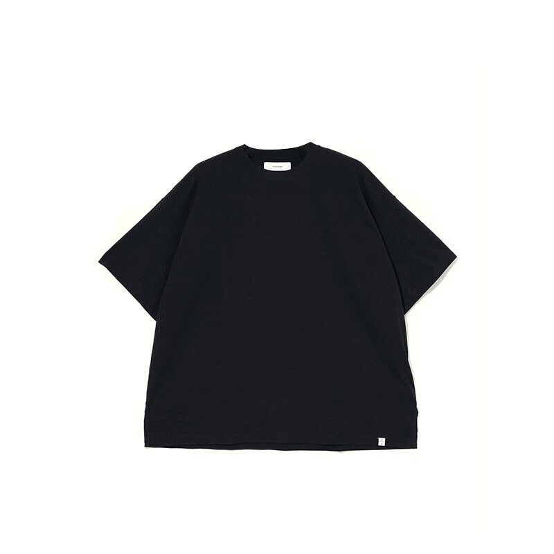 Facetasm 黑色T恤时尚个性条纹宽松短袖半袖衫KGO-TEE-U03-Black-1 XS(165/84A)