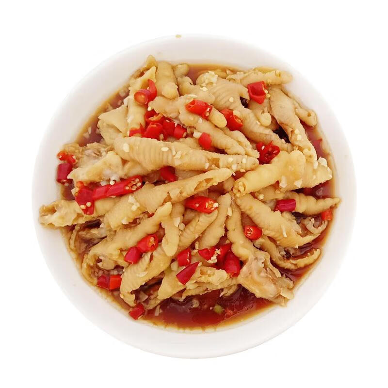西瓜味的童话麻辣无骨鸡爪柠檬酸辣桶装不辣去骨凤爪网红即食罐装袋装