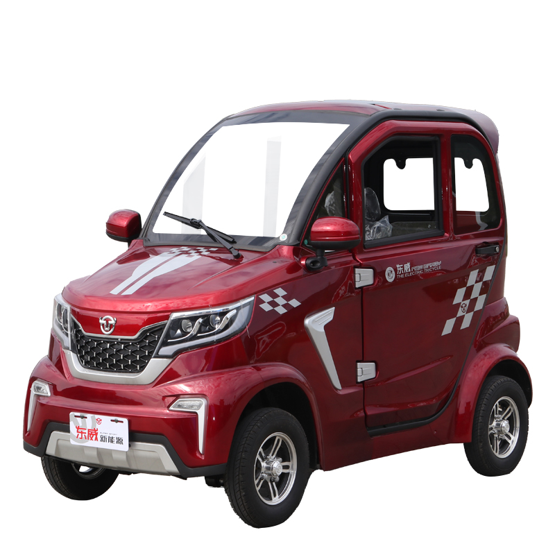 东威电动车四轮a8plus尊享版两门三座把式老年城市休闲代步接送孩子