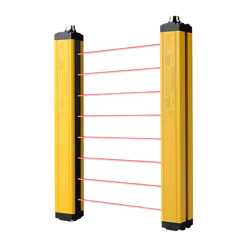 多高（ineless）安全光柵安全光幕傳感器紅外線對射報(bào)警器柵欄感應(yīng)器光電保護(hù)器 間距40mm/12光束